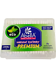 AbellA Premium ECO Wattestäbchen Box, 200 Stk