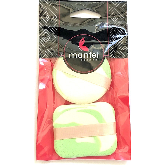 Man Fei Make-up Schwamm mit Band 2 Stück