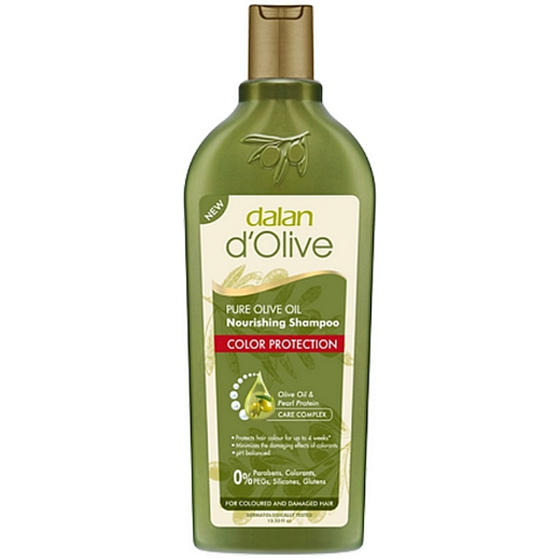 Dalan d Olive Color Protection mit Olivenöl Shampoo für coloriertes Haar 400 ml