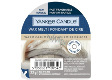 Yankee Candle Warm Cashmere - Warmes Kaschmir-Duftwachs für die Aromalampe 22 g