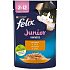 Felix Fantastic Junior Kapsel Huhn in Gelee, Alleinfuttermittel für Kätzchen bis zu 1 Jahr 85 g