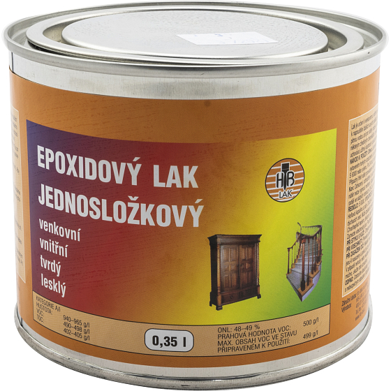 HB-Lack Epoxid-Lack einbäutig für Holz und Metall, glänzend, 350 ml