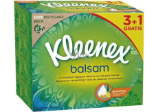 Kleenex Balsam 3vrstvé papírové kapesníčky v krabičce, 4× 64 ks, 3+1