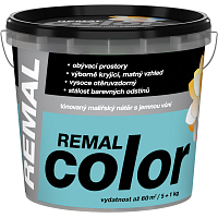 REMAL Color Wandfarbe Türkis, 5+1 kg
