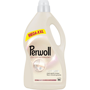 Perwoll Light Colors Waschgel für hellbunte und weiße Kleidung 80 Waschladungen, 4L