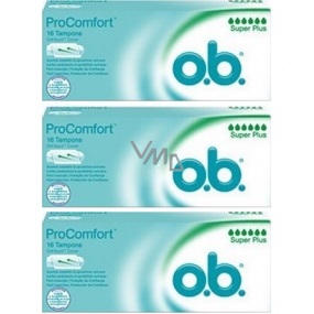 o.b. ProComfort Super Plus Tampons 3 x 16 Stück