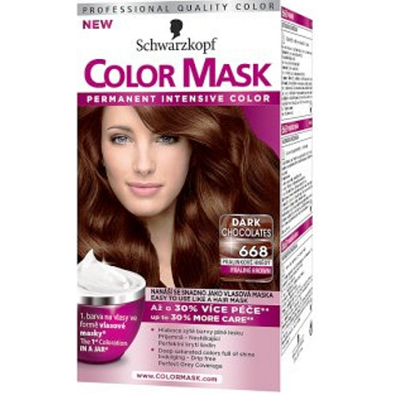 Schwarzkopf Color Mask Haarfarbe 668 Pralinenbraun