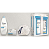 Dove Gentle Peeling pflegendes Duschgel 250 ml + Gentle Peeling Cremetablette 100 g + Schwamm zum Waschen, Kosmetikset