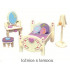Mini Dream Home Holzpuzzle Möbel der Träume Schlafzimmer mit Lampe 20 x 15 cm