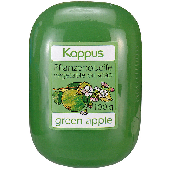 Kappus Green Apfel Glycerin Toilettenseife mit Pflanzenöl 100 g
