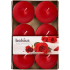 Bolsius Aromatic Maxi Velvet Rose - Rosen dufteten Teelichter 6 Stück, Brenndauer 8 Stunden