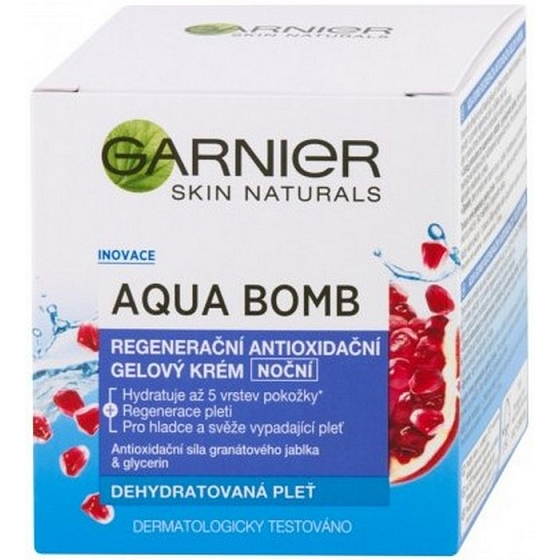 Garnier Skin Naturals Aquabombennacht Regenerierende Antioxidans Gelcreme 50 ml