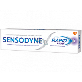Sensodyne Rapid Schnelle Linderung, vollständige Schutzzahnpasta mit Fluorid 75 ml