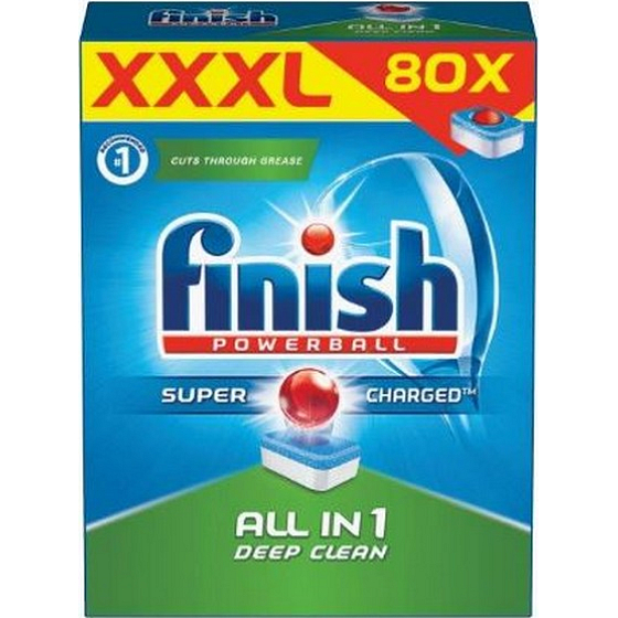 Fertig All in 1 Deep Clean Tabletten in der Spülmaschine 80 Stück