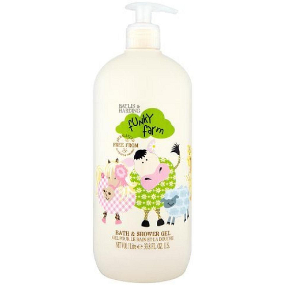 Baylis & Harding Kids Scared Farm Kamillenbad und Duschgel für Kinder Spender 1 l