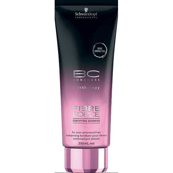 Schwarzkopf Professional BC Bonacure Fiber Force Stärkungs-Shampoo für geschädigtes Haar 200 ml