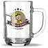 Nekupto Hobby Bierglas Der beste Fischer 500 ml