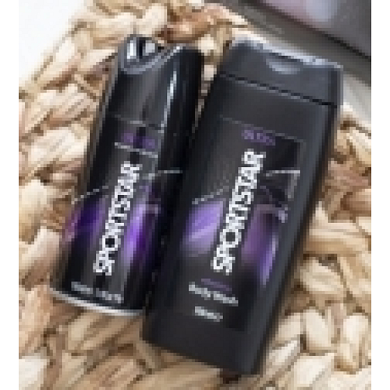 Sportstar Men Ultra Duschgel 300 ml + Deodorant Spray für Männer 150 ml, Kosmetikset
