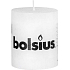Bolsius Rustikale Kerze weiß Zylinder 68 x 80 mm