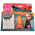 Bo-Po Tropical Bliss Peeling Nagellack Orange 2,5 ml + Peeling Nagellack Schwarz 2,5 ml + Nagelsticker, Kosmetikset für Kinder