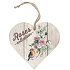 Bohemia Gifts Hölzerne Wäsche duftende Herz Rosen Sammlung 7,5 cm