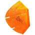 Bari Medical Atemschutzmaske Mundschutz 5-lagig FFP2 Gesichtsmaske orange 1 Stück