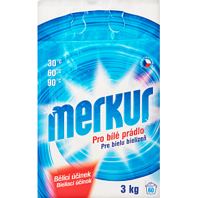 Merkur Waschpulver weiße Kraft, 3 kg