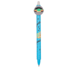 Colorino Mandalorian gummierter Stift - Baby Yoda hellblau, blaue Mine 0,5 mm