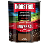 Industrol S2013 universell glänzend obere Farbe für Metall und Holz, 2210 dunkel, 750 ml
