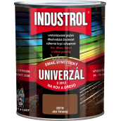 Industrol S2013 universell glänzend obere Farbe für Metall und Holz, 2210 dunkel, 750 ml