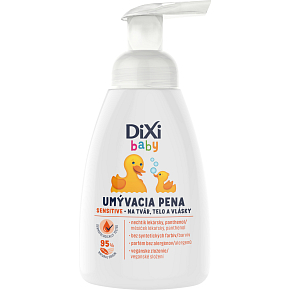 Dixi Baby Reinigungsschaum Sensitive für Gesicht, Körper und Haare, 250 ml