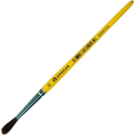 Spokar 7102 Schülerpinsel, Nr. 8, Verpackung 10 Stk