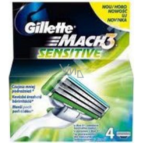 Gillette Mach3 Sensitive Ersatzkopf 4 Stück für Herren