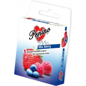 Pepino Mix Berry Naturlatex Kondom 3 Stück