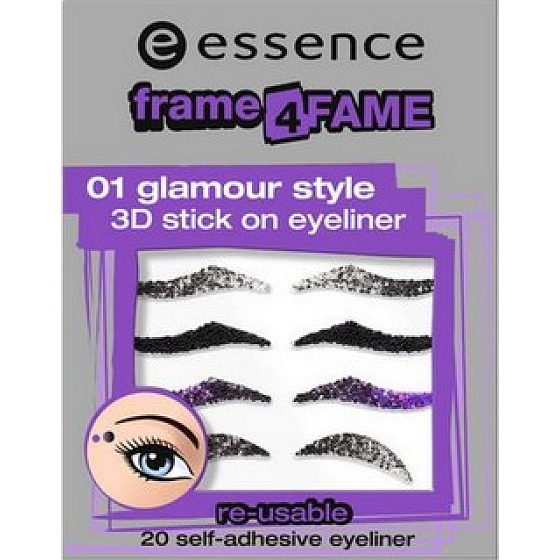 Essence Frame for Fame 3D-Eyeliner 01 Glamour Style 10 Paar