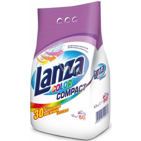 Lanza Color Compact Waschpulver für farbige Wäsche 60 Dosen von 4,5 kg