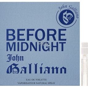 John Galliano Vor Mitternacht Eau de Toilette für Männer 1,5 ml mit Spray, Fläschchen