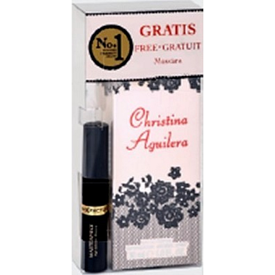 Christina Aguilera Signatur Eau de Parfum für Frauen 30 ml + Masterpiece Mascara schwarz 5,3 ml, Geschenkset