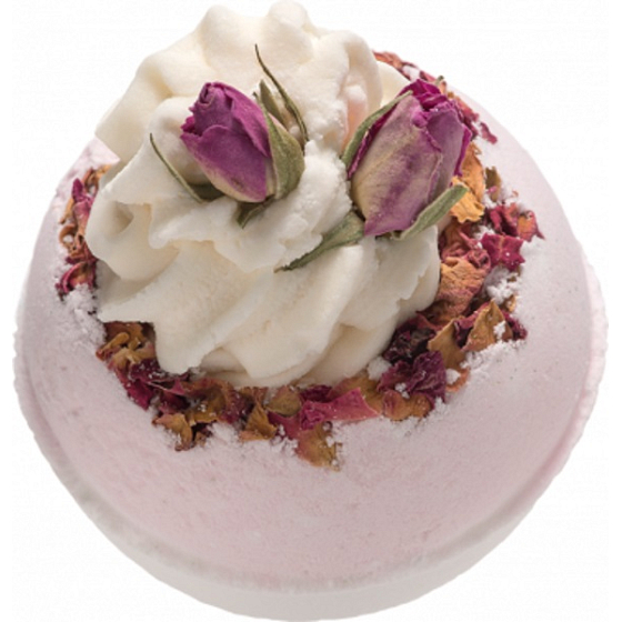 Bomb Cosmetics Wild Rose Funkelnder ballistischer Badeballist 160 g