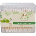 Spa Cotton Aloe Vera und Cotton Cotton Sticks Click System 200 Stück