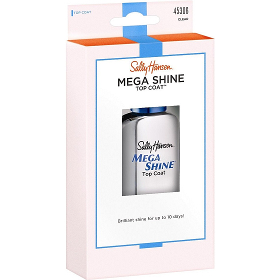 Sally Hansen Mega Shine Top Coat Schnelltrocknender Lack für Supernagellack 13,3 ml