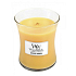 WoodWick Seaside Mimosa - Duftkerze Mimosa am Meer mit Holzdocht und Deckel Glas mittel 275 g