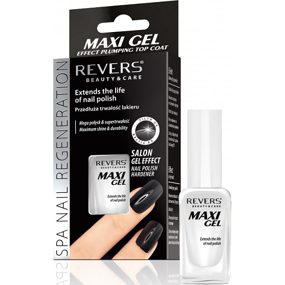 Revers Maxi Gel Effect Plumping Decklack Nagellack 10 ml