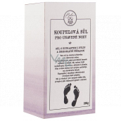 Bohemia Gifts Fußbadesalz mit Kräuterextrakt mit Deodorant-Wirkung und antibakteriellem Zusatz 200 g