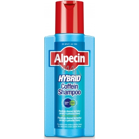 Alpecin Hybrid Coffein Coffein-Shampoo für empfindliche, juckende Kopfhaut und trockene Schuppen 250 ml