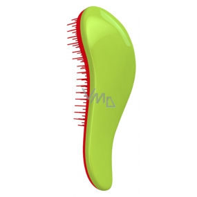 Dtangler Detangling Brush Brush zum einfachen Kämmen von Haaren 18,5 cm grün-rot