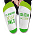 Nekupto Familiengeschenke mit Humor Socken Was ich heute nicht tun muss, Größe 39-42