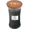 WoodWick Black Peppercorn - Duftkerze aus schwarzem Pfefferkorn mit Holzdocht und Deckelglas groß 609 g