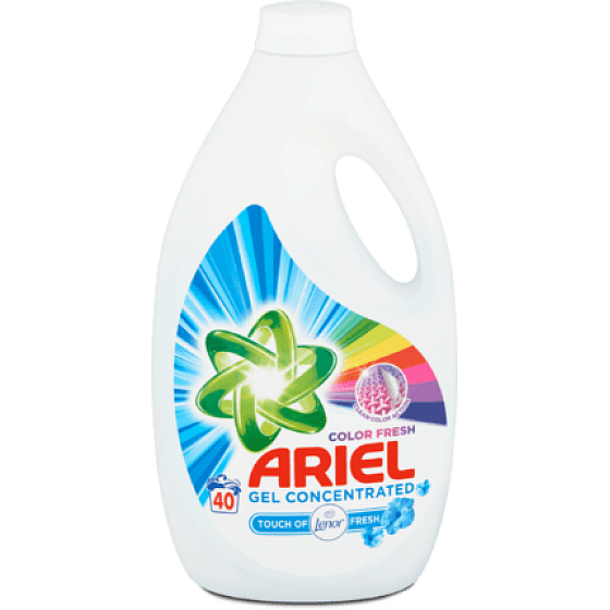 Ariel Touch of Lenor Frisches flüssiges Waschgel 40 Dosen 2,2 l