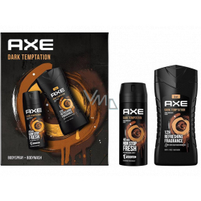 Axe Dark Temptation Deospray 150 ml + 3 in 1 Duschgel 250 ml, Kosmetikset für Männer